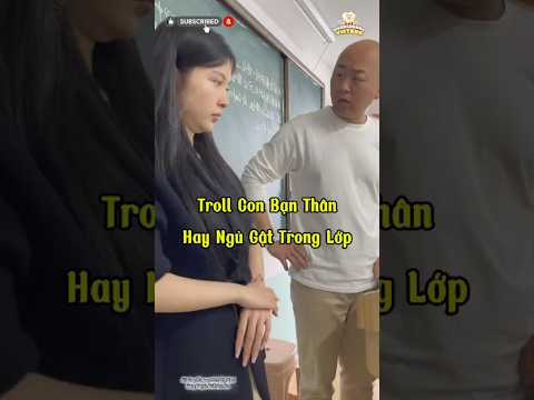 Troll Con Bạn Thân Hay Ngủ Gật Trong Lớp | Dương Dương Vietsub #shorts thumbnail