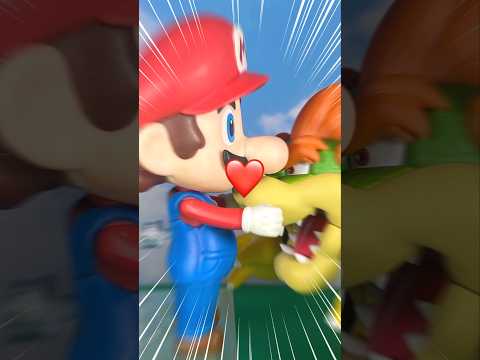 Mario forcibly kisses Bowser #mario #supermario #bangbangbang thumbnail