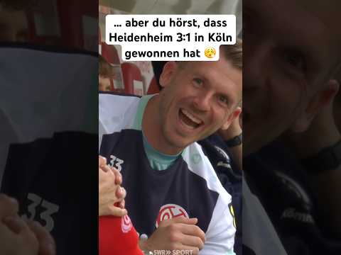 Und nächste Woche spielt ausgerechnet Mainz gegen Heidenheim ? thumbnail