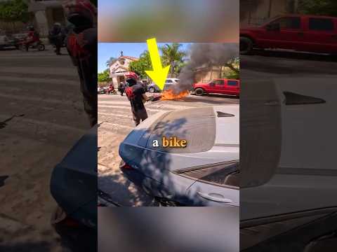 Biker Risked His Life To Help! ? thumbnail