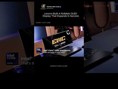 Lenovo’s Futuristic Rollable Laptop ? thumbnail