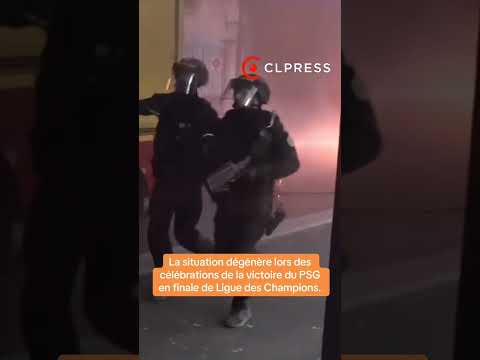 La situation dégénère à Paris lors des célébrations de la victoire du PSG en Ligue des Champions thumbnail