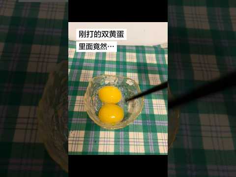 这双黄蛋怎么这样⁉️ #万万没想到 #抽象 #鸡蛋 thumbnail