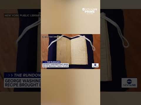 A toast to 250 years — The New York Public Library is reviving a beer recipe from George Washington. thumbnail