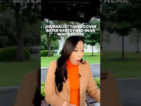 Journalist takes cover after shots fired near White House thumbnail