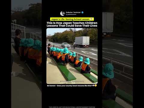 Japan’s Genius Way of Teaching Kids Safety 🚸🇯🇵 thumbnail