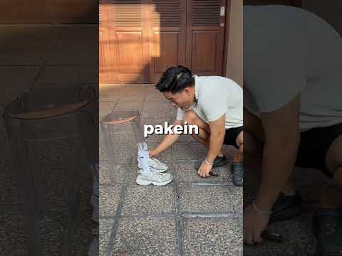 pakein sepatu kok ke kursi thumbnail