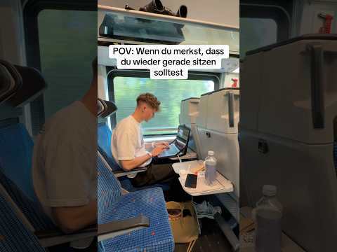 Wenn du merkst, dass du mal wieder gerade sitzen solltest 😅 thumbnail