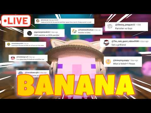 IDEA LIVE!🔴Animating your weird BANANA ideas!? Drop in the Chat!!! thumbnail