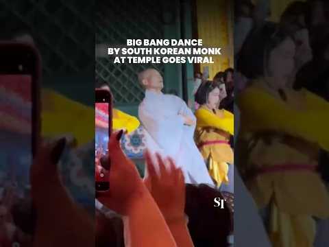 Big Bang dance by South Korean monk at temple goes viral thumbnail