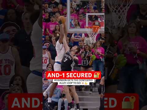 This Mitchell Robinson oop finish was FILTHY 😮‍💨 thumbnail