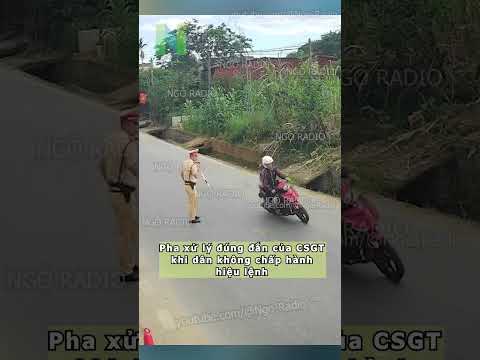 Pha xử lý đúng đắn của CSGT khi dân không chấp hành hiệu lệnh thumbnail