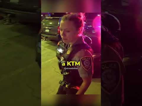 Biker Turns Traffic Stop Into Date thumbnail