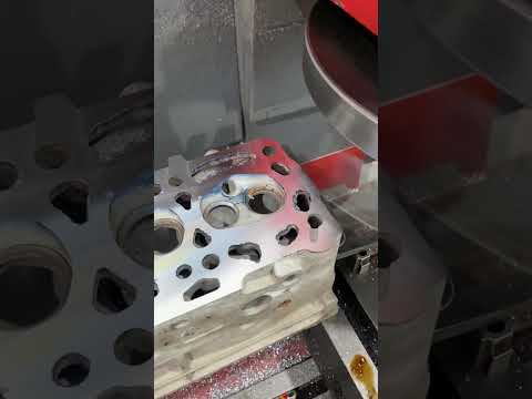 Most Satisfying Cylinder Head Resurfacing Slow Motion Ever! #shorts #engine thumbnail