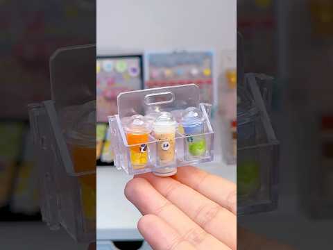 🧋💕 🧋迷你粘土奶茶外賣 🧋卡哇伊手作食玩Handmade Mini Milk Tea To-Go ✨ | Tiny Clay Food Craft thumbnail