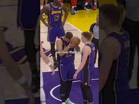Luka Sweats on the Basketball ? thumbnail