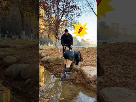 Tried to Impress His Girlfriend… Ended in a Painful Fall! ?? #shorts thumbnail