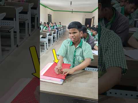 How Blind People Write #shorts thumbnail