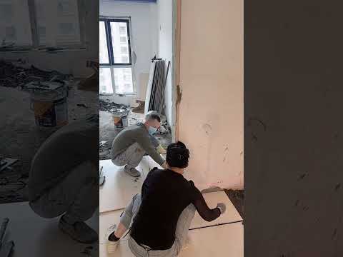 Tile installation P8785#shorts thumbnail