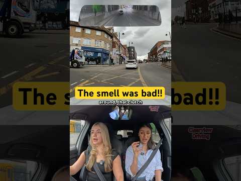 ERIN has a habit of burning the clutch 😭 #driving #car #london #clutch #funny #notfunny thumbnail