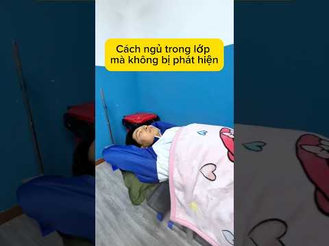 Ngủ trong lớp mà không bị phát hiện.|Xàm một chút#giaitri #haihuoc thumbnail