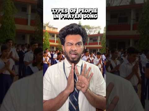 Types Of People in School Prayer | #shorts #naaluvithamaravindh #school #typesof thumbnail