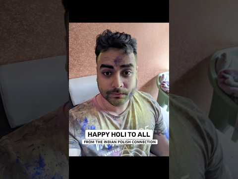 Happy Holi To All❤️ #viral #shorts #holi #happyholi #indian #polish #festival thumbnail