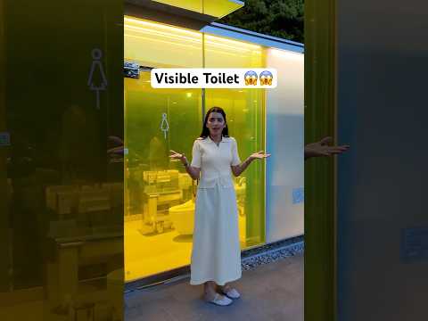 Japan Ka Visible Toilet 😨 #neetubisht #lakhneet #youtubeshorts #trending #viral #japan thumbnail