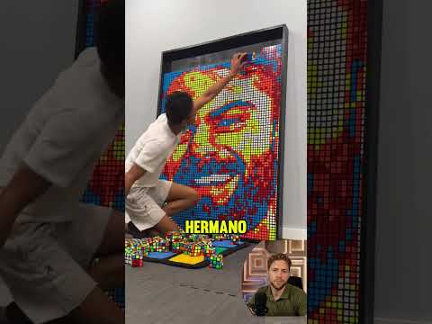 ¡El niño hizo un cuadro como regalo para su hermano mayor! 🎨👦 thumbnail
