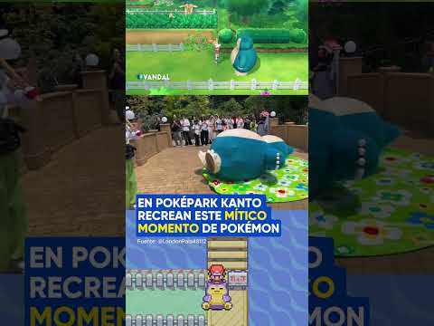 En el parque Pokémon DESPIERTAN A SNORLAX 🥺 #pokémon #pokeparkkanto #snorlax #gaming #vandal thumbnail