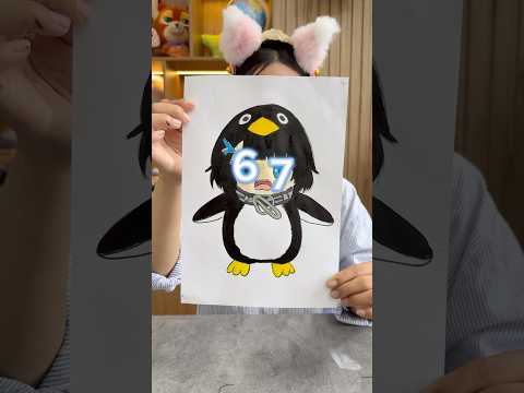 The best way to draw GuguGaga 🐧🤔 #shorts thumbnail