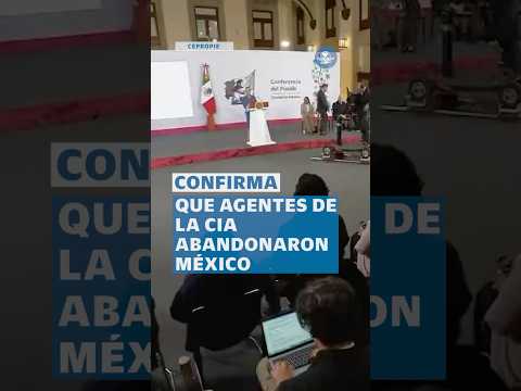 Sheinbaum revela que agentes de la CIA abandonaron México tras operativo en Chihuahua #shorts thumbnail