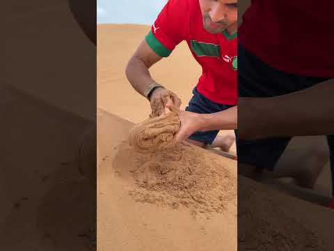 I turned desert sand into slime #yzfamily thumbnail