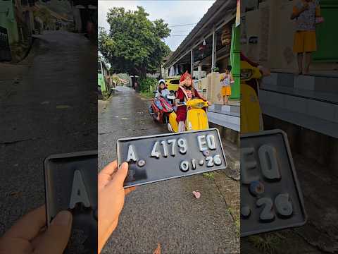 otong mau pasang plat nomor punya bawang putih#trendingshorts thumbnail