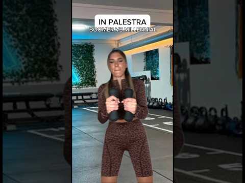 IN PALESTRA: Boomer VS Millennial #boomervsmillennial #palestra #ossarotte #differenze #humor thumbnail
