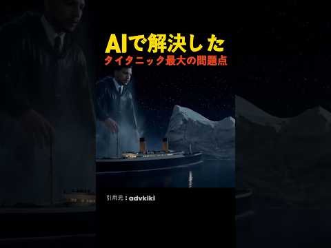 AIで解決したタイタニック最大の問題点 thumbnail