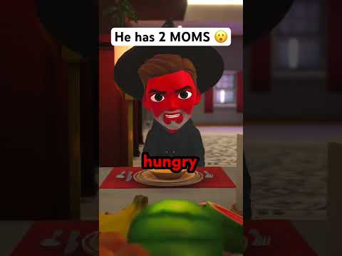He has two moms? 🤔 #shorts thumbnail