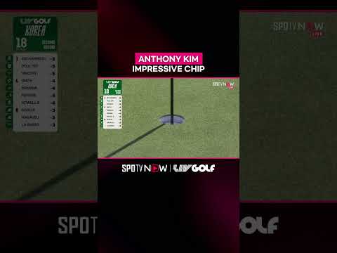 #LIVGolf ⛳- Anthony Kim with an impressive chip 👏🎯 thumbnail