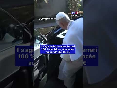 Insolite : Le pape Léon XIV teste la nouvelleFerrari électrique "Luce"｜TF1 INFO thumbnail