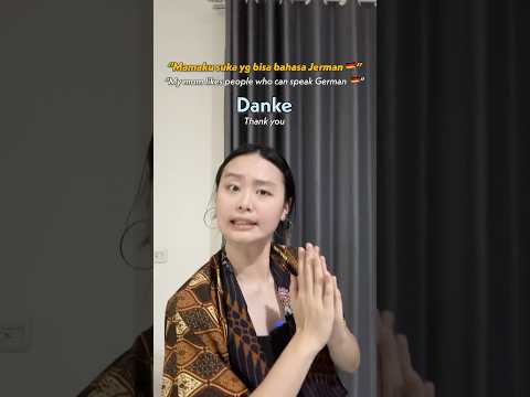 “Mamaku suka yang bisa bahasa Jerman” ????? Full ver of this Indonesian trend (German edition) thumbnail