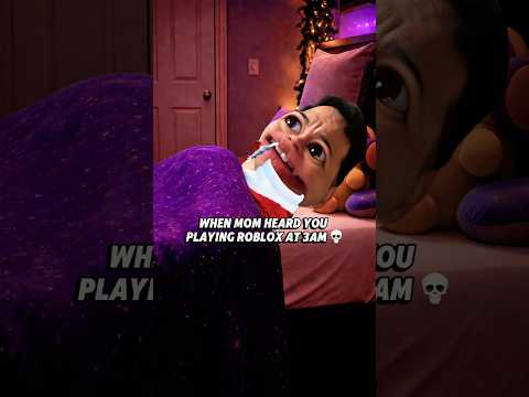 When Mom Hears You Playing Roblox at 3AM 💀 #shorts #roblox thumbnail