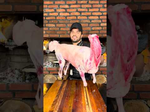 Special lamb Mandi, steamed with aromatic rice recipe🔥🐏🥗🍚 #kebab #cooking #shorts thumbnail