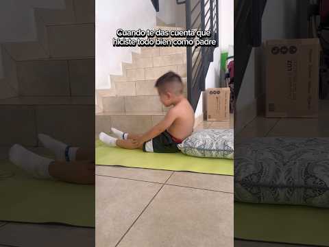 Cuando te das cuenta que lo estás haciendo bien como padre 👍😍 thumbnail