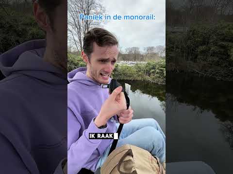 Paniek in de monorail 🚡: #kinderen #pretpark #herkenbaar #sketch #grappig #attractie thumbnail