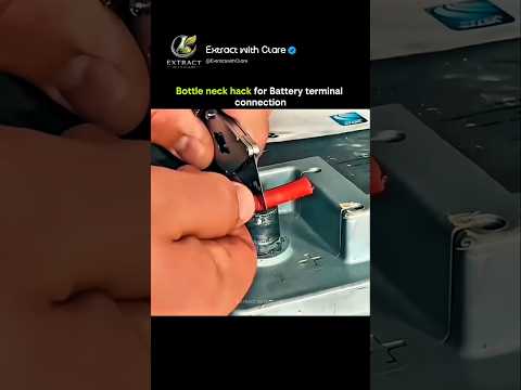 This Bottle Neck Battery Fix Looks Crazy… But It Actually Works! 🔋😲 #Shorts thumbnail