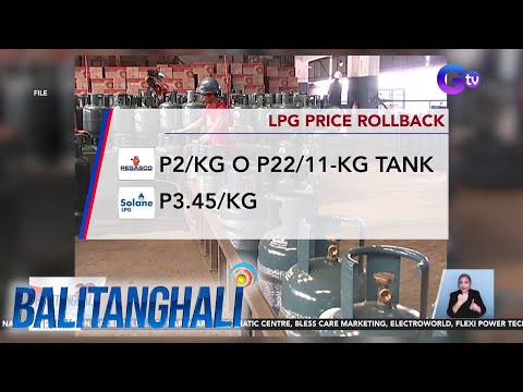 LPG price rollback | Balitanghali thumbnail