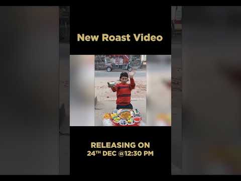 Saal ki akhri video street food ke naam🤤 #carryminati #shorts #streetfood #comedy thumbnail