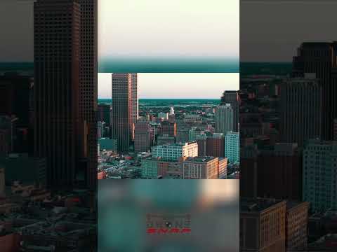 City Sunset: Witness the urban landscape in golden hour! #shorts thumbnail