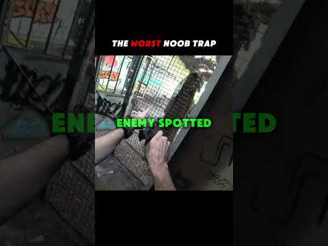 The worst noob trap actually worked ? #airsoft #airsoftcqb #shorts thumbnail