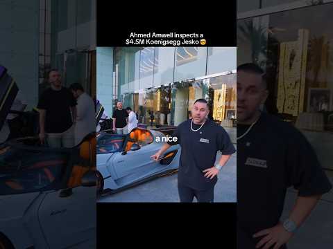 AHMED AMWELL INSPECTS A $4.5M KOENIGSEGG JESKO😱💸 thumbnail